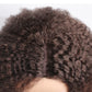 Long Puffy Kinky Curly Synthetic Wigs for Women Black Brown Blonde Synthetic Curly Hair Wigs 20 Inch Curly Synthetic Hair Wigs