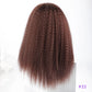 Long Puffy Kinky Curly Synthetic Wigs for Women Black Brown Blonde Synthetic Curly Hair Wigs 20 Inch Curly Synthetic Hair Wigs