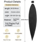 36Inch Pre-stretched Braids Hair Professional Itch Free Hot Water Setting Synthetic Fiber Ombre Yaki  Braid Hair Extensions