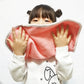 Cartoon Baby Bibs for Children Washing Face Towel Salive Towel Boys Girls Learning Brushing Teeth Towel for 3 To 8 Years Kids