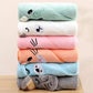 Cute Bath Towel for Baby Soft Absorbent Towel Newborn Swaddle Wrap Baby Blankets for Girls Boys