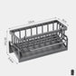 Compact Tap-Mounted Spice Shelf – Sink Organizer with Drainage Rack – Space-Saving Kitchen Storage for Utensils/Accessories