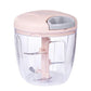 New Crusher Vegetable Onion Cutter Kitchen Cooking Accessories 500/900ML Manual Meat Mincer Garlic Chopper Rotate GarlicPress