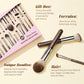 Jessup Makeup Brushes Set 15/25pcs Premium Synthetic Brown Make up Brushes Foundation Eyeshadow Concealer Blush Eyeliner, T511