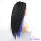 Long Puffy Kinky Curly Synthetic Wigs for Women Black Brown Blonde Synthetic Curly Hair Wigs 20 Inch Curly Synthetic Hair Wigs
