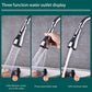 3 In 1 Kitchen Faucet Extender Universal 360° Rotate Pull Out Kitchen Tap Multi-mode Strong Flushing Booster Kitchen Accessories