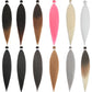36Inch Pre-stretched Braids Hair Professional Itch Free Hot Water Setting Synthetic Fiber Ombre Yaki  Braid Hair Extensions