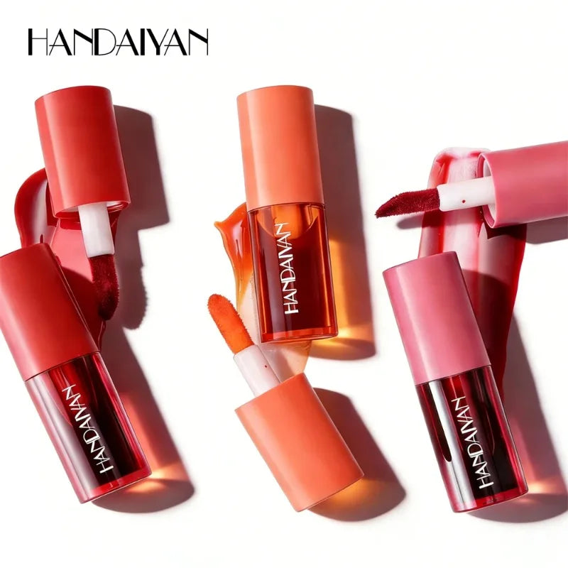 5 Colors Long-lasting Lip Dyeing Waterproof High Pigmented Lightening Textures Moisturizing Non-stick Cup Lip Tint Stain Makeup