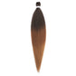 36Inch Pre-stretched Braids Hair Professional Itch Free Hot Water Setting Synthetic Fiber Ombre Yaki  Braid Hair Extensions