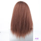 Long Puffy Kinky Curly Synthetic Wigs for Women Black Brown Blonde Synthetic Curly Hair Wigs 20 Inch Curly Synthetic Hair Wigs