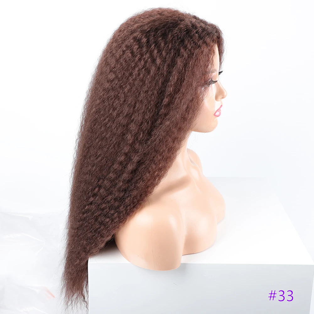 Long Puffy Kinky Curly Synthetic Wigs for Women Black Brown Blonde Synthetic Curly Hair Wigs 20 Inch Curly Synthetic Hair Wigs