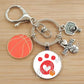 Basketball Initials A-Z, Basketball Lover  Gift Jewelry Jewelry Gift Keychain