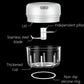 New Crusher Vegetable Onion Cutter Kitchen Cooking Accessories 500/900ML Manual Meat Mincer Garlic Chopper Rotate GarlicPress