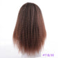 Long Puffy Kinky Curly Synthetic Wigs for Women Black Brown Blonde Synthetic Curly Hair Wigs 20 Inch Curly Synthetic Hair Wigs