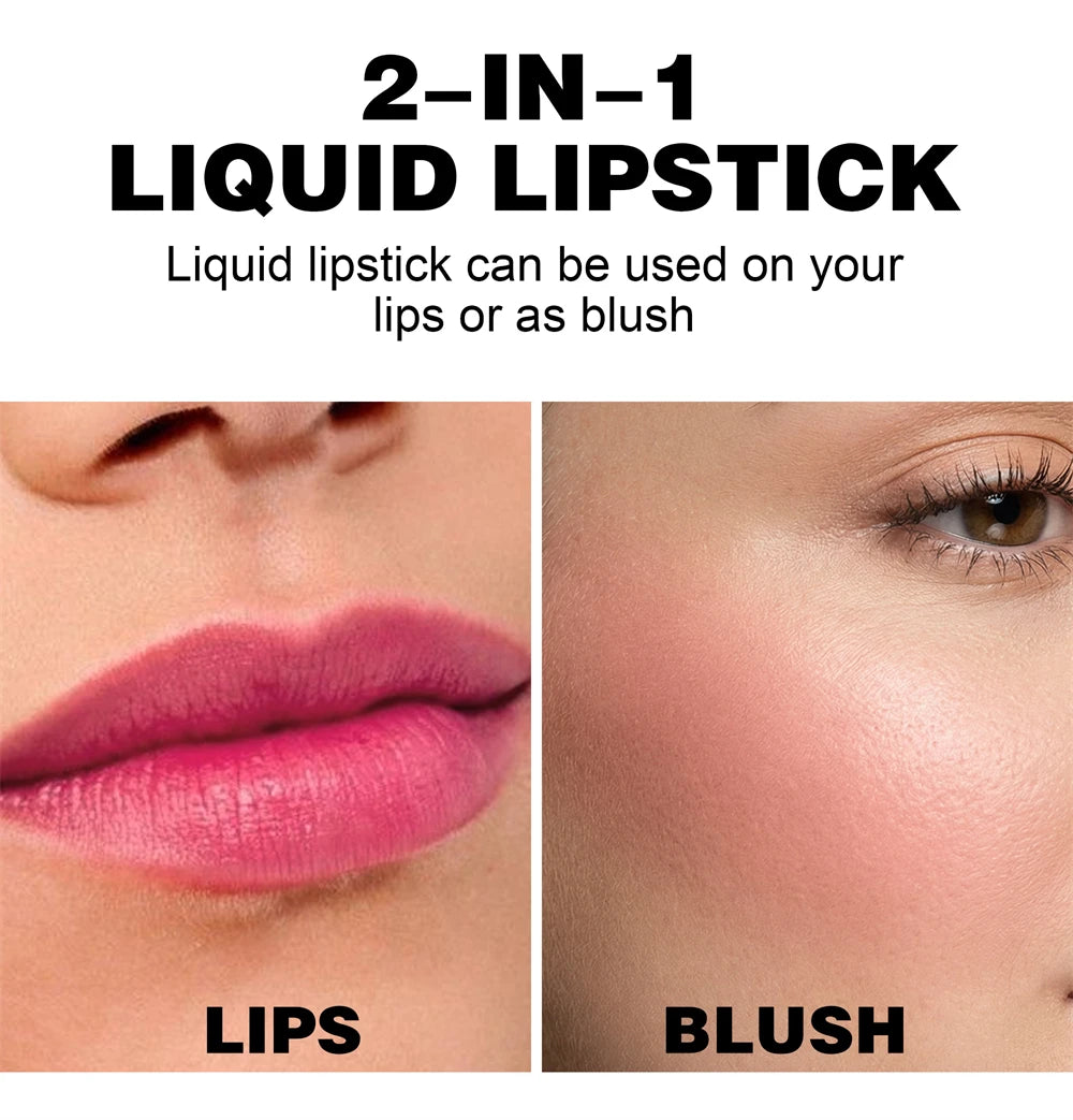 5 Colors Long-lasting Lip Dyeing Waterproof High Pigmented Lightening Textures Moisturizing Non-stick Cup Lip Tint Stain Makeup