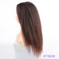 Long Puffy Kinky Curly Synthetic Wigs for Women Black Brown Blonde Synthetic Curly Hair Wigs 20 Inch Curly Synthetic Hair Wigs