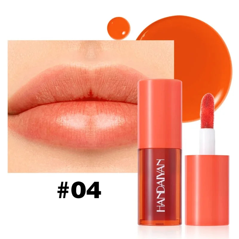 5 Colors Long-lasting Lip Dyeing Waterproof High Pigmented Lightening Textures Moisturizing Non-stick Cup Lip Tint Stain Makeup