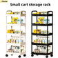 5-layer Kitchen Storage Shelf,mobile Trolley,floor Standing Multi-layer Storage Rack,For Bookshelf,snacks, fruits and Vegetables